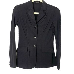 RJ Classics Xtreme Soft Shell OS Black Equestrian Riding Jacket Sporty Old Money